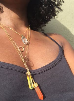 
            
                Load image into Gallery viewer, Shani Lariat Necklace
            
        